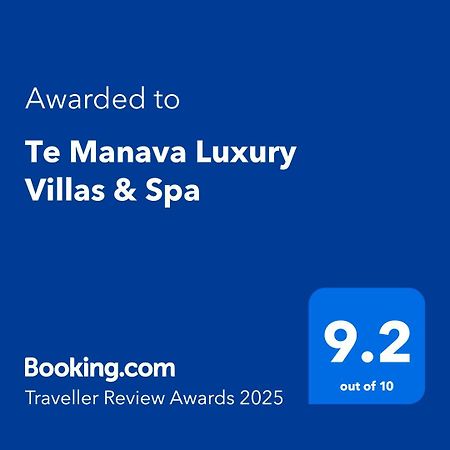 Te Manava Luxury Villas & Spa Rarotonga Exteriör bild